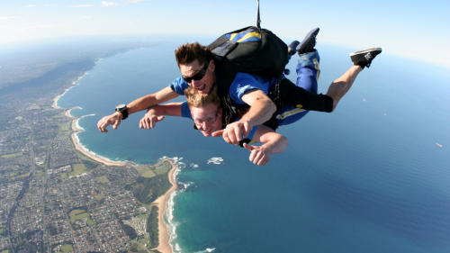 Skydive Sydney Wollongong.